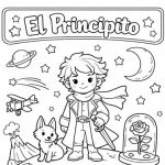 Ficha para colorear de el principito