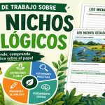 Fichas de trabajo sobre los nichos ecológicos