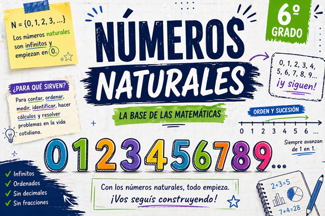 Fichas de trabajo sobre números naturales